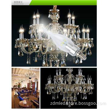 300-400lm 3w 4000-4500k frosty led bulb cree